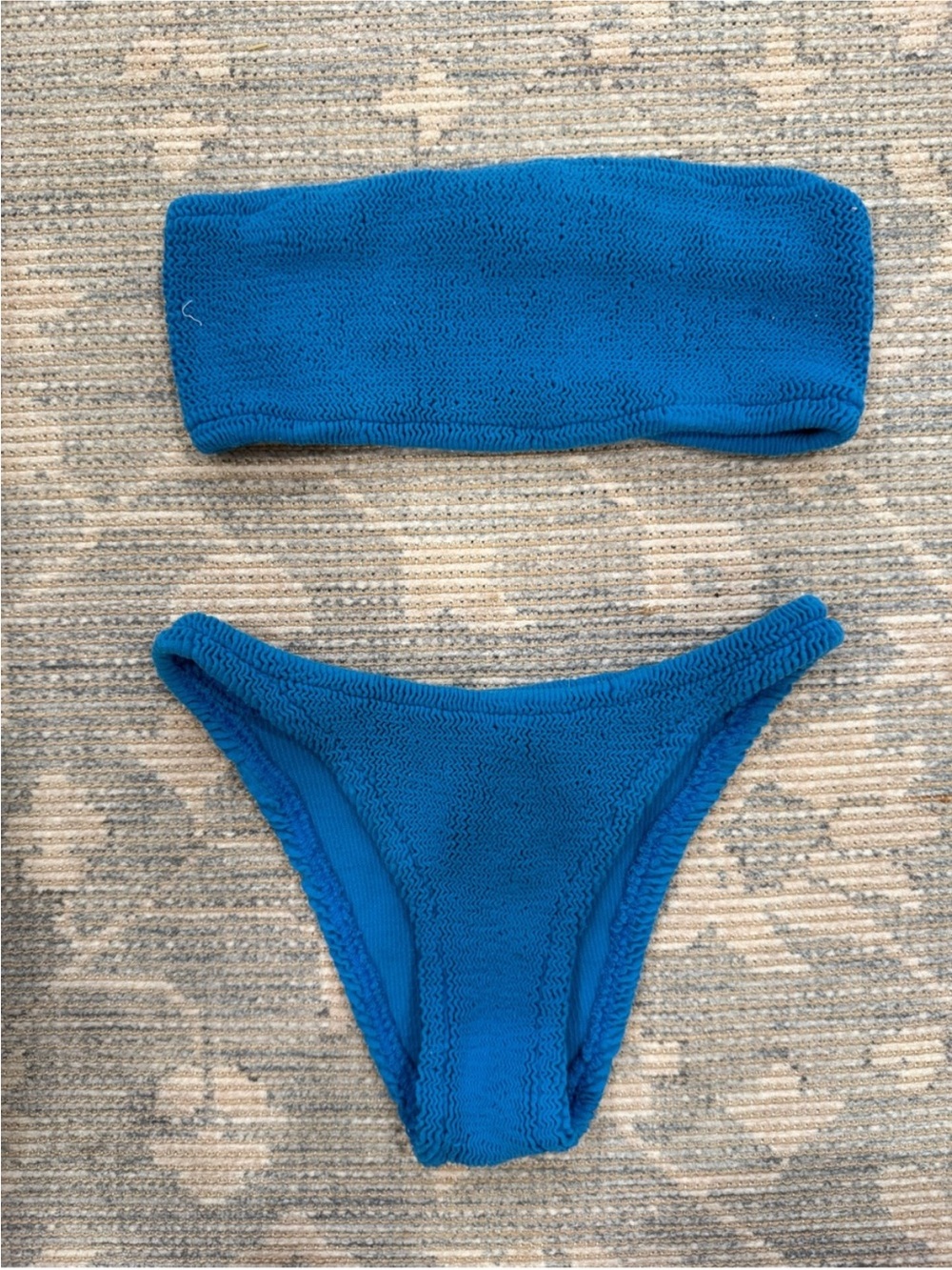 Elysiian Crinkle Fabric Balboa Strapless Bikini